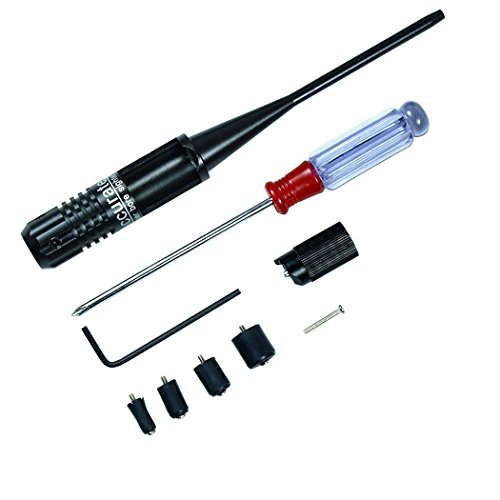 BoreSighter Bore Sight kit for 0.22 to 0.50 Caliber Rifles Handgun Red Laser
