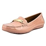 Coach Womens Olive Sand Printed Snake Loafers