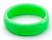 KUSI Silicone Wedding Ring Band for Women Committed to Active Lifestyle, Infinity Bands, Flex Rubber, Comfort Fit, Green Glow in the Dark Size 7, Perfect Replacement for Metal Rings