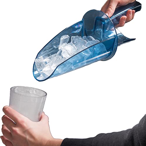 San Jamar Saf-T-Scoop Plastic Ice Scoop, Ice Scooper with Ergonomic Handle for…