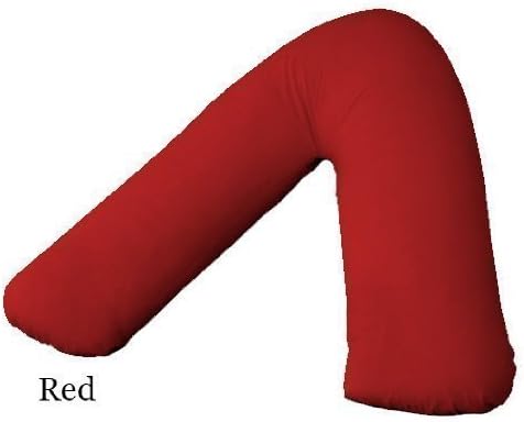 Matching Bedrooms Polycotton Percale V Shaped Pillow Case Choice Of Colours!! Colour: Red by Sarah Ashfield