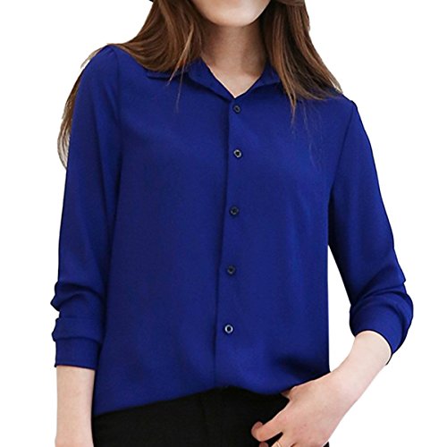 chiffon collared blouse