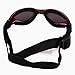 Vevins Dog Goggles Sunglasses for Middle & Large Dog, UV Protective Foldable Pet Sunglasses Adjustable Waterproof Eyewear(Red)