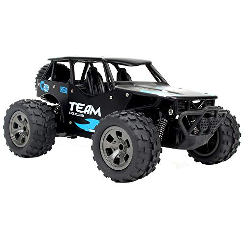 Ranoff 1:18 Remote Control Off Road RC RTR Four-Wheel Drive 2WD Racing Car Truck Off-Road Buggy Toys Toy Gifts (Black) - Thumbnail 2