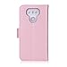 FYY LG G6 Case, [RFID Blocking wallet] Handmade Wallet Case Stand Cover Credit Card Protector for LG G6 Rose Gold