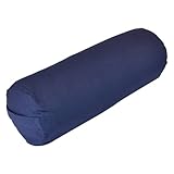 YogaDirect Supportive Round Cotton Yoga Bolster