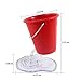 zoohot Creative Pencil Holder, Design Floating Bucket Pen Case Container Ideal Desk Accessory , Cute Pencil Holder for Desk,Red