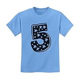 TeeStars - Five Years Old Birthday Gift Idea - I'm 5 Superstar Kids T-Shirt