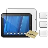 3 Pack Fenzer Clear Screen Protectors for HP TouchPad 9.7 inch Tablet Transparent LCD Touch Screen Film Guard Cover Shields with Cleaning Cloth