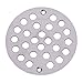 TRUSTMI 4 Inch Screw-in Shower Drain Cover Replacement Floor Strainer, Brushed Stainless