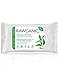 RAWGANIC Refreshing Facial Wipes, Fragrance-free Biodegradable Organic Cotton Wipes with Aloe Vera and Green Tea (25-Count), Packaging May Vary