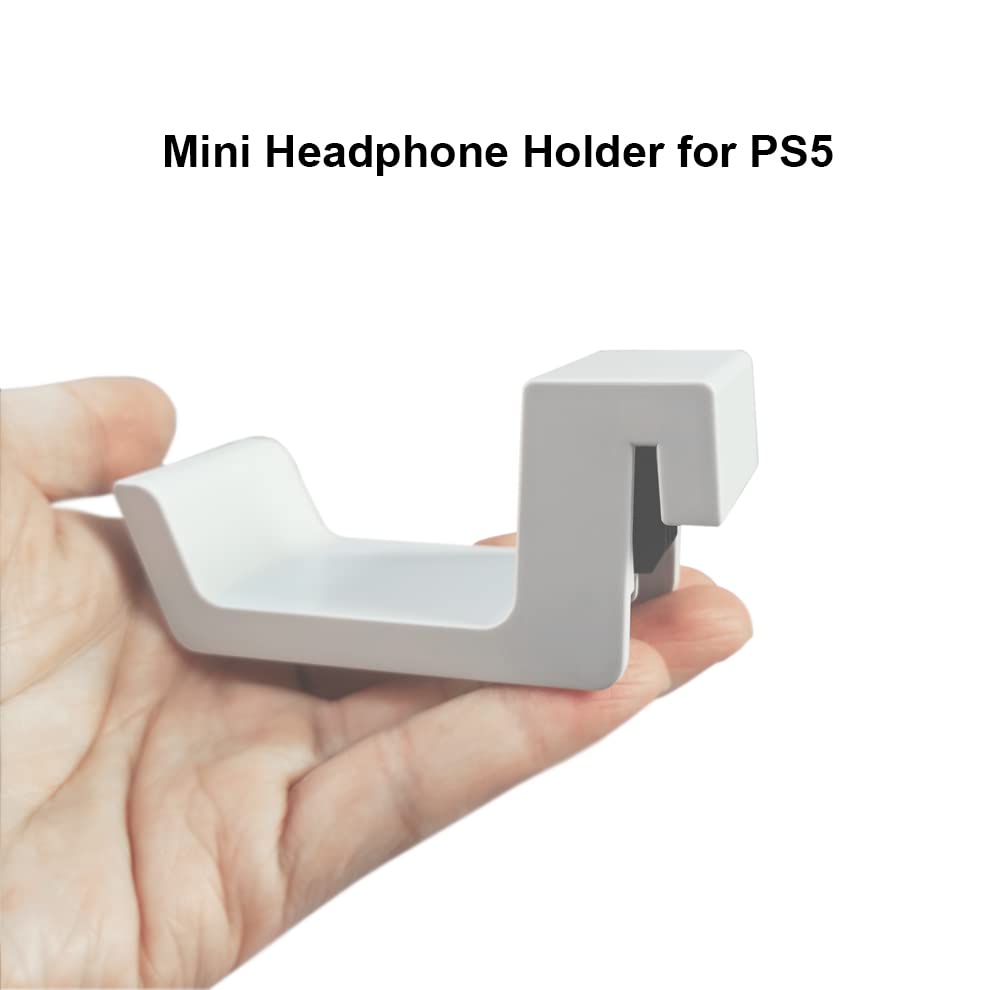 Headset Holder for PS5 Headphone Holder for PlayStation 5, Gaming Headset Hanger Headphone Hook for PS5