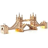 ROBOTIME 3D Puzzle Wooden Craft Kits with LED Light