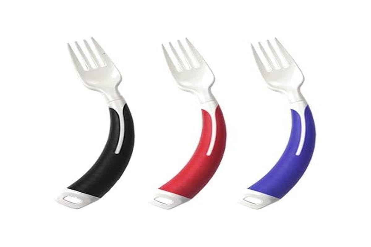 Identités Plasti-Grip Teen Right Handed Fork Red