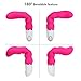 Sexy Slave Bendie Jessica Waterproof Flexible 10 Modes Silicone G Spot Vibrator, Clitoral Stimulator, Vibrant Toy, Pink