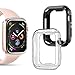 Goton Compatible iWatch Apple Watch Case 44mm Series 4 5, (2 Packs) Soft TPU Shockproof Case Cover Bumper Protector (Black and Clear, 44mm) primary