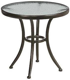 Amelia Side Table Copper steel frame is weather-resistant