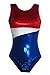 k-Bee Leotards Girl's Intensity Red/White/Blue Mystique Leotard