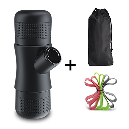 Espresso Manual Coffee Machine ,Sweet Alice Portable Hand Pressure Mini Coffee Maker Suit for Outdoor Sports or Morning Ground Coffee (S)