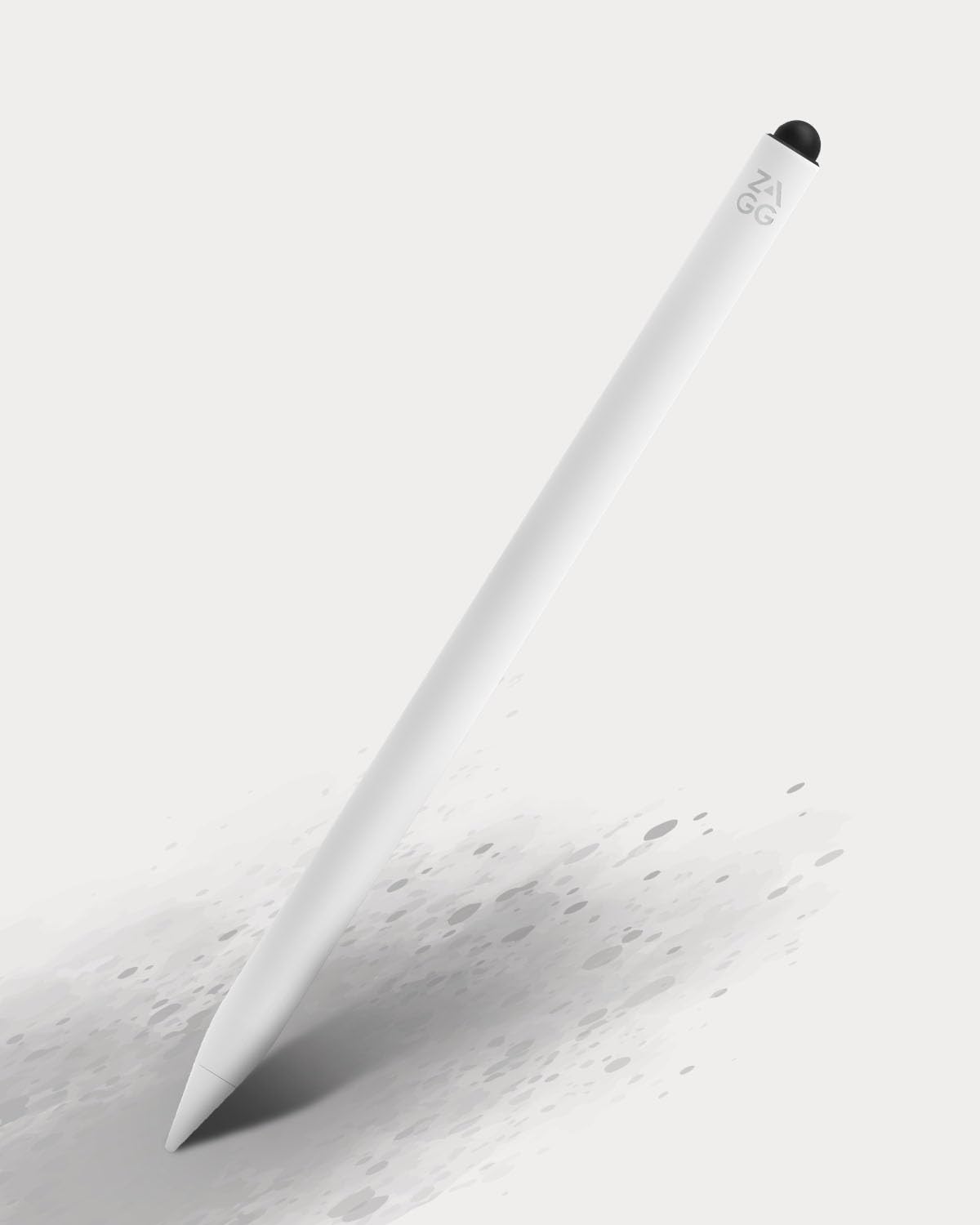 Photo 1 of ZAGG Pro Stylus 2 with Active & Capacitive Tips, Palm Rejection, Tilt Recognition, Bluetooth Pairing, Compatible w/iPad Pro 11/12.9 (3,4, & 5 Gen)/Air 10.9/iPad 10.2/9.7/Mini 5/ iPad Air (M2) - White