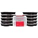 Nutrition Pit Healthy Meal Prep System ✮ New and Improved 50% Stronger 3-compartment Food Storage Container ✮ BPA Free Portion Control Bento Lunch Boxes