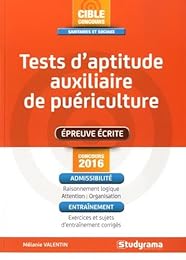 Tests d'aptitude auxiliaire de puériculture