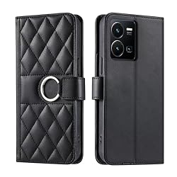 Lucyliy Compatible with vivo Y77E 5G Case Flip PU