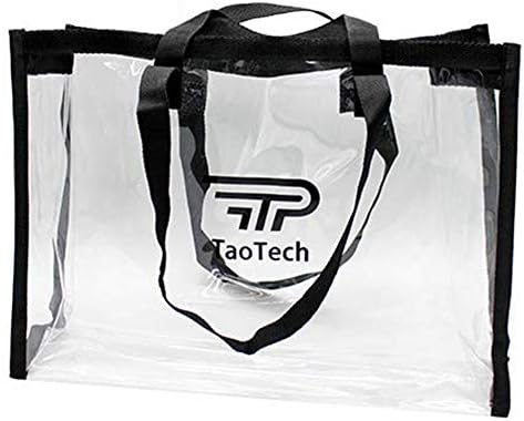 Taotech 透明バッグ ビニールバッグ ストートバッグ プールバッグ ショルダーバッグ 2way スパバッグ 防水 大容量 クリアバッグ エコ