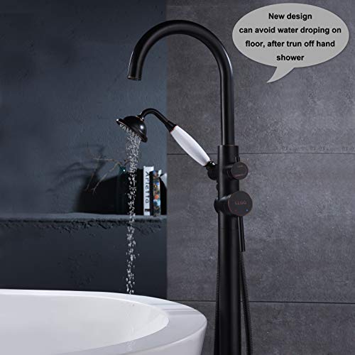 Freestanding Tub Filler Bathtub Faucet Oil Rubbed Bronze High Flow Rate