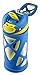 ZULU Echo Kids Vacuum Insulated Stainless Steel Water Bottle with Silicone Sleeve, 12 oz, Blue