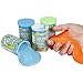 NuoPeng 6 Assorted Neon Colors Squishy Like Slime Toy for Boys, Girls Birthday, Christmas Gift