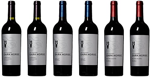 Dark Horse California Red Wine Mixed Pack, 6 x 750 mL