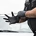 SupplyMaster SMPBKNE6M Premium Black Nitrile Exam Disposable Gloves - 6 Mil, Powder Free, Non-Sterile, Latex Free, Textured, Ambidextrous, Medium, Pack of 400