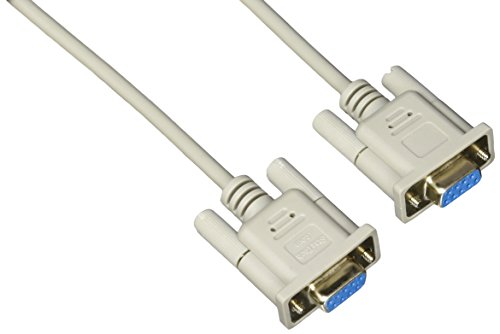 StarTech.com 10-Feet DB9 RS232 Serial Null Modem Cable F/F (SCNM9FF)