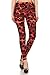 Leggings Depot Women's Fall/Winter Ultra Soft Popular Best Galaxy Holiday Fashion Leggings BAT15 (3X-5X, Sinfully Yours)