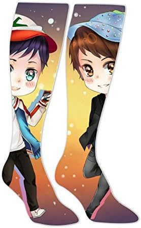 Unisex Skulldead_Dan_And_Phil Long Socks High Socks Knee High Thigh Stockings