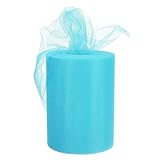 CAMTOA Tulle Bubblegum 100 Yards (300FT) Tulle Roll Spool Tutu Skirt Fabric Wedding Party Gift Bow Craft 6 Inch