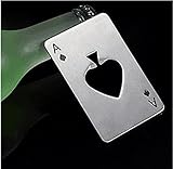 Drhob New Smart Poker Card Home Kitchen Bar Tool Soda Beer Bottle Cap Opener