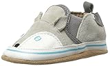 Robeez Boys' Husky Howard Loafer, Grey, 18-24 Months M US Infant