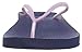 Vionic Women's Beach Noosa Flip Flop, Navy Light Pink, 9 M US