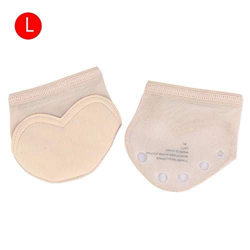 1 Pair Ballet Dance Belly Feet String Socks Pad Shoes Women Lyrical Ballet Belly Foot Flip Flops Toe Dance Shoes (L)