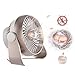 Anglink Portable Desk Fan, Portable USB & Rechargeable Battery Operated Mini Personal Small Desk Fan for Table, Desk, Office, Camping, Traveling, Dorm, Desktop, 4 Speeds