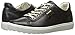 ECCO Women's Soft Fashion Sneaker, Black, 39 EU/8-8.5 M US