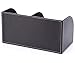 KINGFOM Pu Leather Desk Organizer Pen Pencil Holder Office Supplies Caddy Storage Box 6 Compartments with Drawer Black