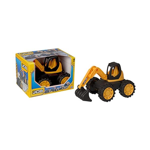 JCB-Kids-Toys-Construction-Excavator-Toy-Truck-Toy-iconic-Construction-Vehicles-Kids-Play-Figures-Vehicles-2-Year-Old-Boys-Girls-Plus HTI JCB - Kids Toys - Construction Excavator Toy - Truck Toy - iconic Construction Vehicles - Kids' Play Figures…