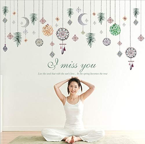 Wall Stickers I Miss You Bead Curtain Porch Living Room Sofa Background Wall Decoration Paste Wall