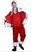 DENTRUN Fun-Filled Christmas Santa Belly - Holiday Party Santa Suit Stuffer - Men's Novelty Christmas Padded Costume Accessory - Stuffed Santa Belly - Red,Standard