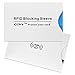 RFID Blocking Sleeves Travel Set for Security of Credit/Debit Cards and Passports Products (12+2, 6 Colors)