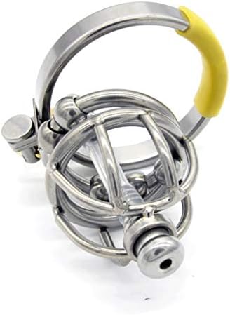 WFM Chástí-ty Stainless Steel Men's Chástí-ty C-óckCageVirginityLockChástí-ty Belt C-ckck Ring Fetish Bound Sexvx-Men's Toy T-Shirt T-Shirt (Size : 52mm)