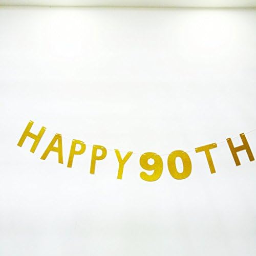 Paity Happy 90th Glitter Banner 90th Birthday Banner Birthday Banner Ninety 90th Party Banner Ninetieth Birthday 90th Decorations